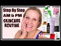 STEP BY STEP SKINCARE ROUTINE FOR ANTI-AGING Dry Skin | Morning & Evening
