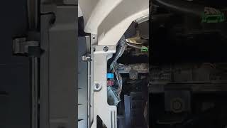Showing the location of the fuel pump relay / starter relay / ECU on a 2002 Honda Civic
