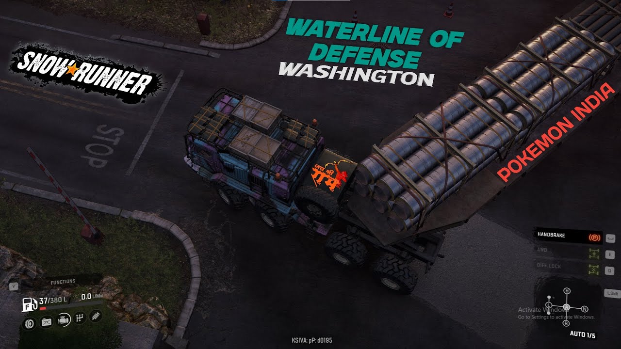 SNOW RUNNER WASHINGTON - WATERLINE OF DEFENSE LIVE GAME | P1 