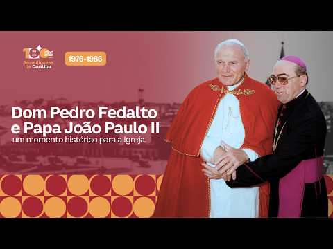 Under the leadership of Dom Pedro Fedalto, the Archdiocese receives a visit from Pope John Paul II