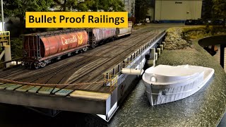 Scratch - Building Tough Bullet Proof Railings for Scale Models | Boomer Diorama ~ Vlog # 168