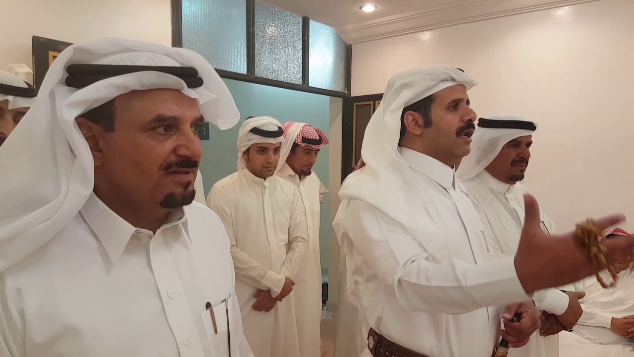 استقبال ابناء الشاعر الكبير محمد بن مصلح الزهراني رحمه الله وصحبهم الكرام لدى اسره ال حبان في قري