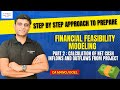 Financial Feasibility Modeling | Part 2- Calculation of Net Cash Inflows &amp; Outflows | TWSS