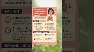 💓 Herzrhythmus außer Takt? Nicht sofort zum Schrittmacher! #Gesundheit #Arrhythmie #Herzrhythmus