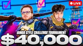 🔴LIVE - $40,000 WARZONE TOTAL FRENZY TOURNEY w/ Rxul - 69KD | CONTROLLER GOD