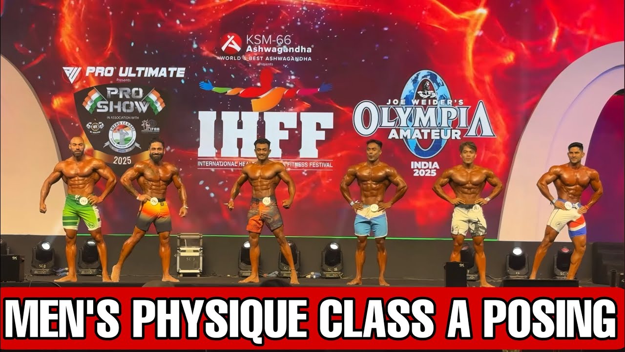Men’s Physique Class A Prejudging | Sheru Classic Amateur  Olympia Mumbai 2025 Highlights