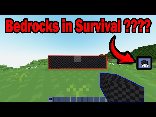 BEDROCKS IN SURVIVAL LOBY ??? || Bloxd.io class=