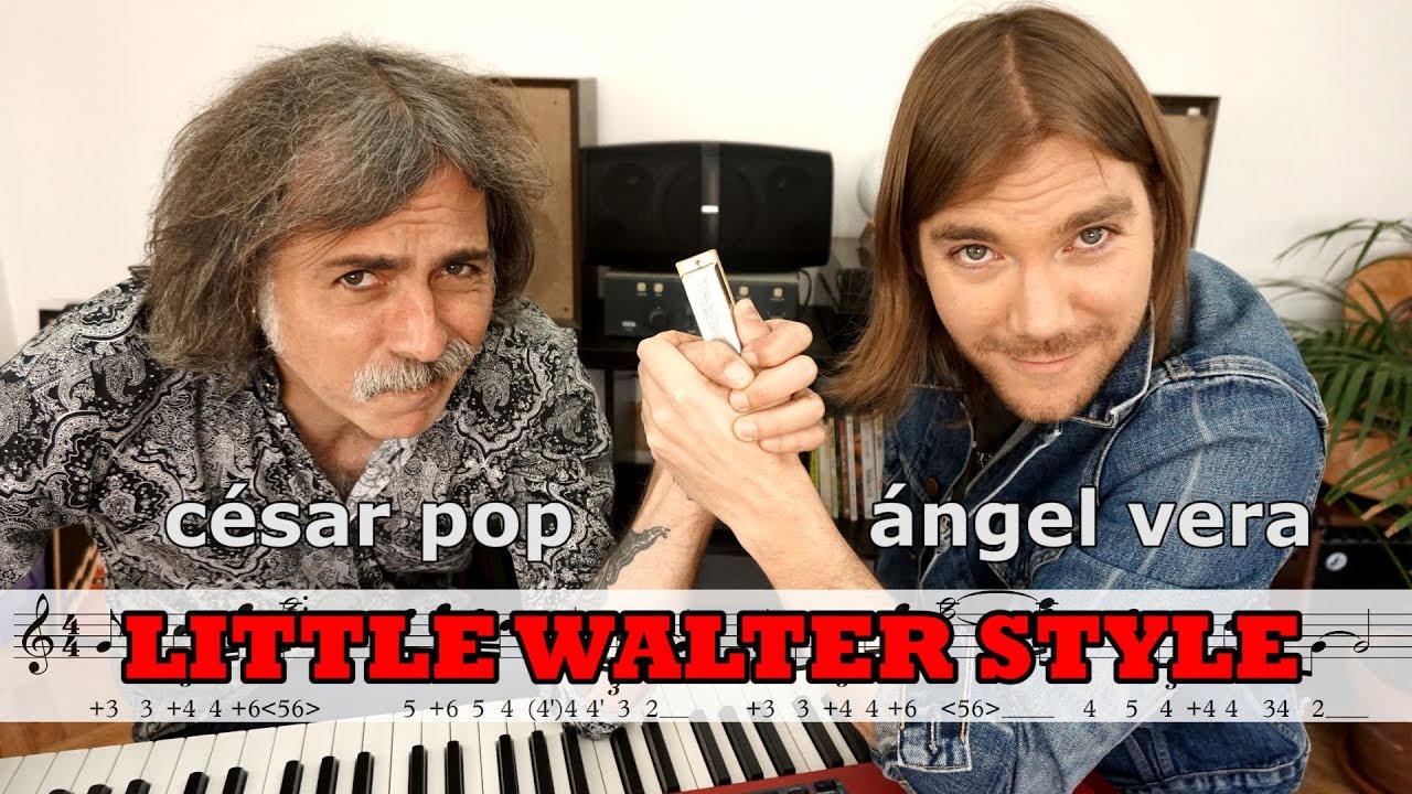 TÉCNICAS DE ARMÓNICA BLUES estilo LITTLE WALTER 🤴🏾 Feat. César Pop | HARPVARD