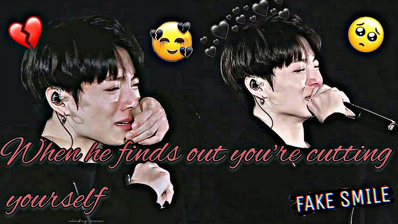 Jungkook x Reader- When he finds out you're harming yourself ~