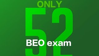 52 days|1224 hours| beo exam|daily 6 hours| study with jkj