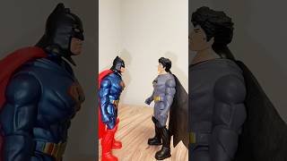 Superman And Batman Switched Heads While Running