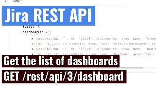 Jira REST API - Get the list of dashboards and their shares