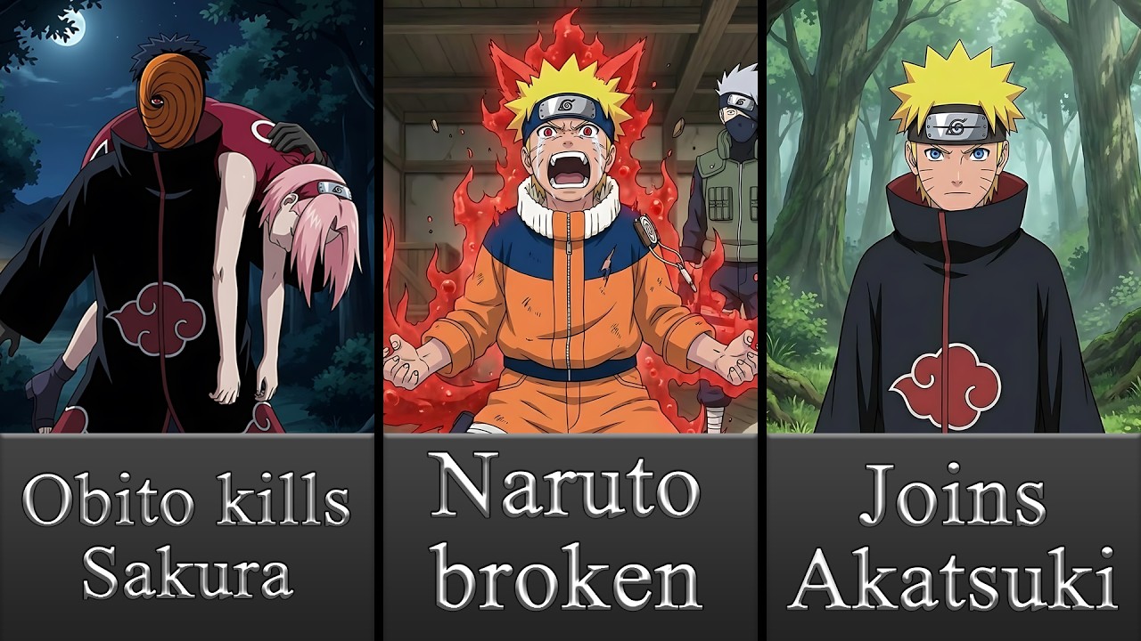 What if Obito Broke Naruto by Killing Sakura?