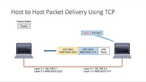 Host to Host Packet Delivery Using TCP 18✔️