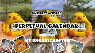 How To Make Perpetual Calendar || Pinterest Inspired Clay Perpetual Calendar || My Dream Crafter screenshot 4