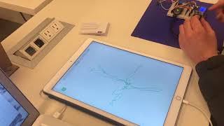 Etch-a-Sketch with accelerometer