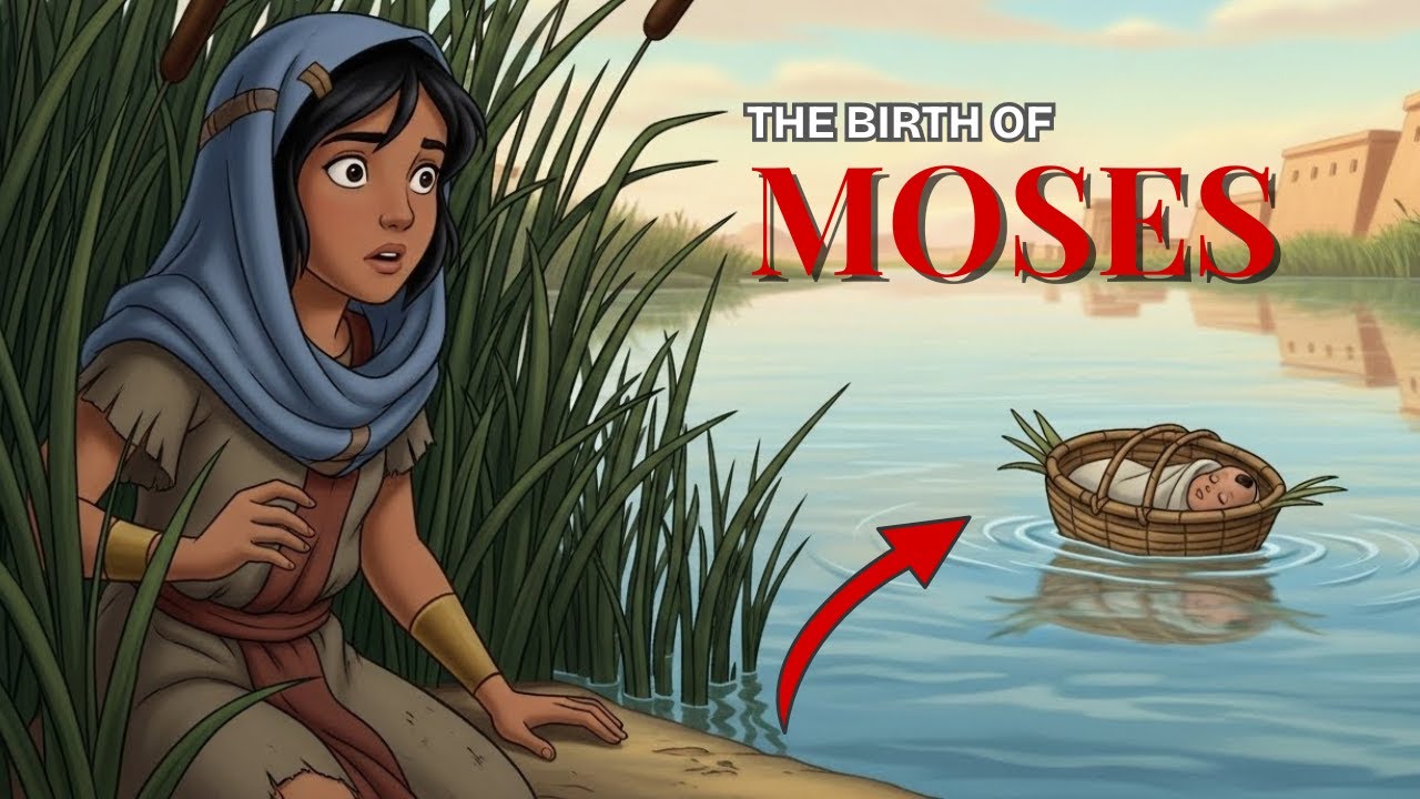 The Birth of Moses | God Protects Those He Loves (Exodus 2:1–10) | Animated Bible Story