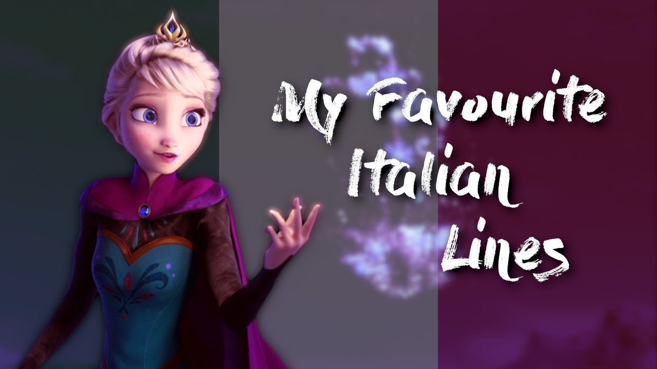 My favourite Italian lines YouTube