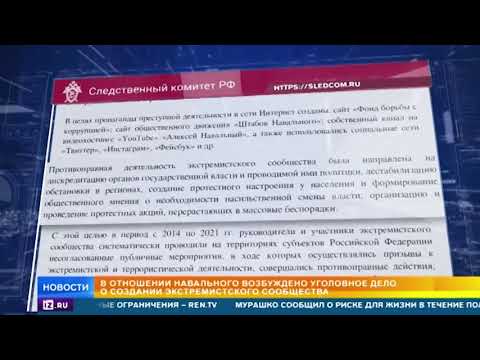 Против Навального возбудили дело о создании экстремистского сообщества