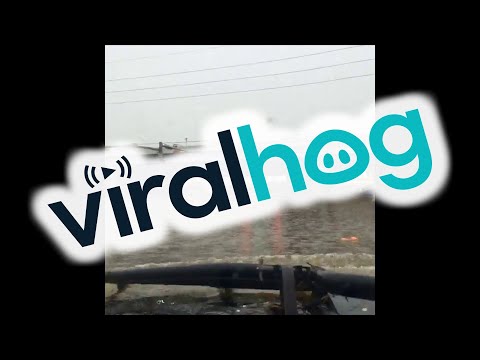 Hummer H1 Conquering The Floods In Houston || ViralHog