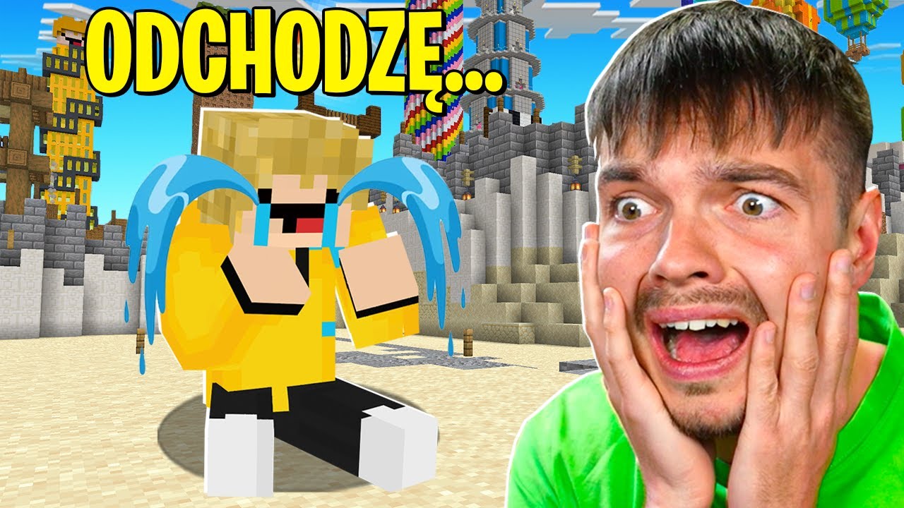 PTYŚ PŁACZE w Minecraft... 😭