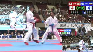 13th AKF Asian Senior Karate Championships Male team kumite 　Japan vs Iran