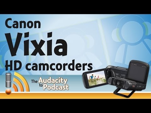 Canon's new Vixia HD camcorders for podcasting and home production from CES2014