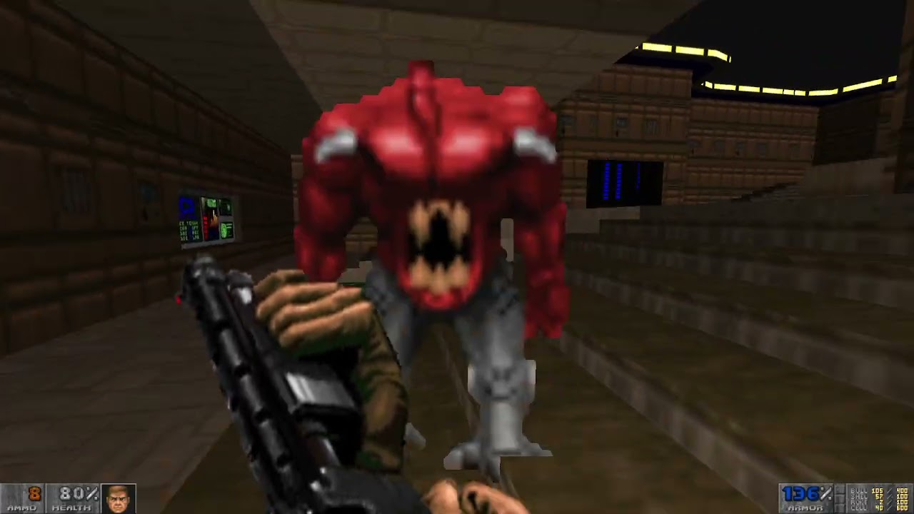 DOOM 2 mod supercharge oblige map generator difficulty Ultra-violence 1 episode