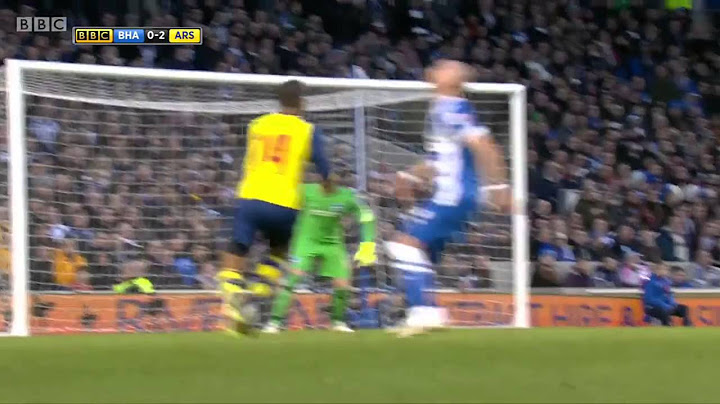ไฮไล้ท์เต็ม ไบรจ์ตัน 2-3 อาร์เซนอล