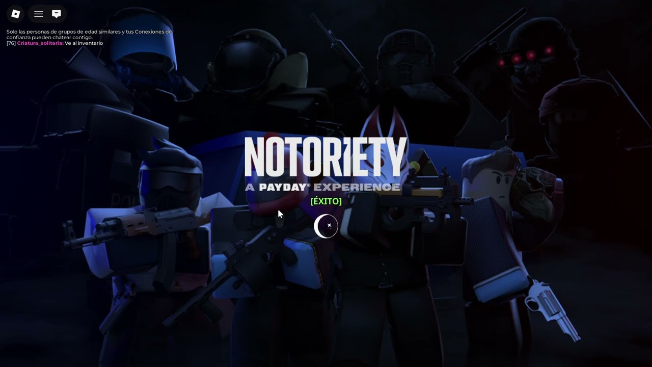 Notoriety Roblox (Noche modo sigilo)
