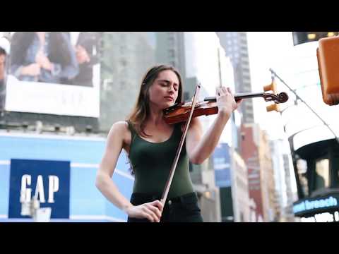 Unexpected Violin Concert in Times Square NYC - Watch people's reaction!!!