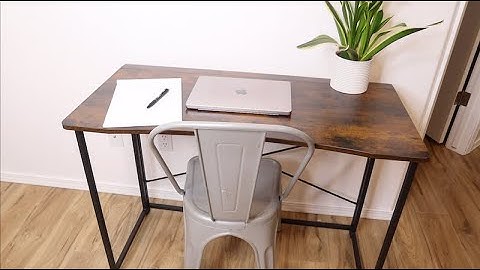 Huuger Folding Desk for Small Spaces Review | 39.3 Inch Foldable Computer Table