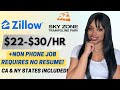 Zillow is hiring asap make 30hour i non phone remote jobno resume required workfromhome