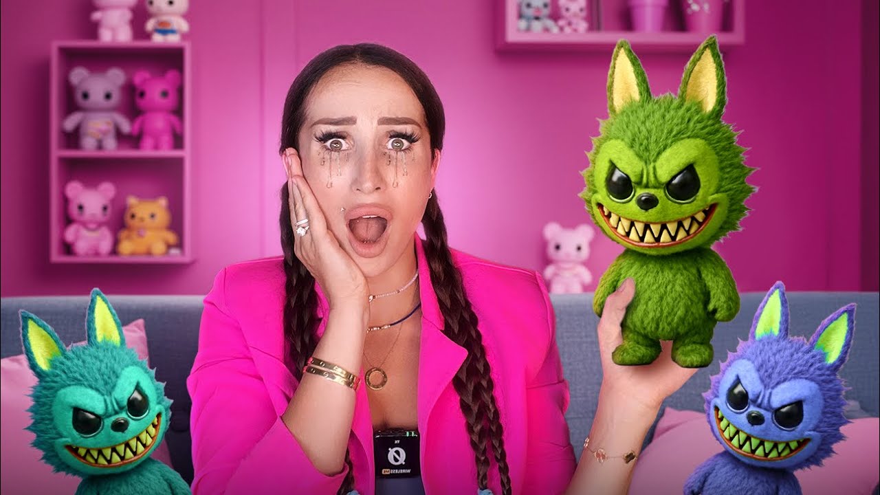 لابوبو شرّيرة هجموا علينا بالبيت 🙀😵😪🔥- مايا نعمة