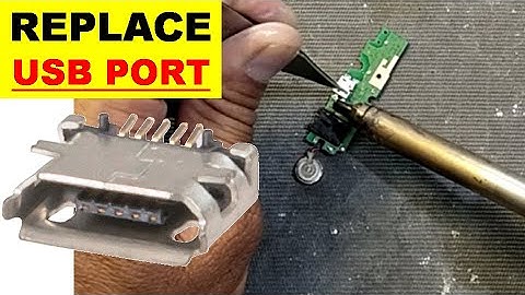 {261} How To Replace USB Charging Port In Smartphone / Change USB Connector in Mobile Phone