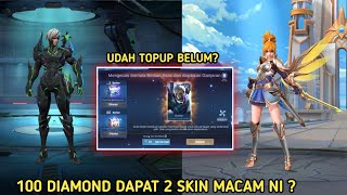 TOPUP 100 DIAMOND DAPAT 2 SKIN VENOM DAN LIGHTBOM‼️ !! RUGI YANG MANA TAK TOPUP 😱