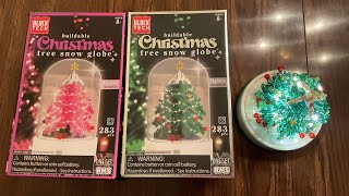Let’s Build Block Tech Buildable Christmas Tree Snow Globe | Mini LEGO from Five Below