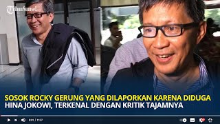 Sosok Rocky Gerung yang Dilaporkan Karena Diduga Hina Jokowi, Terkenal Dengan Kritik Tajamnya