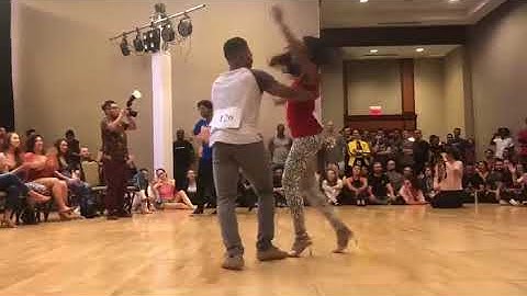 2018 DC Zouk Festival Intermediate Jack and Jill 2nd Place - Ebonie & Jamiel