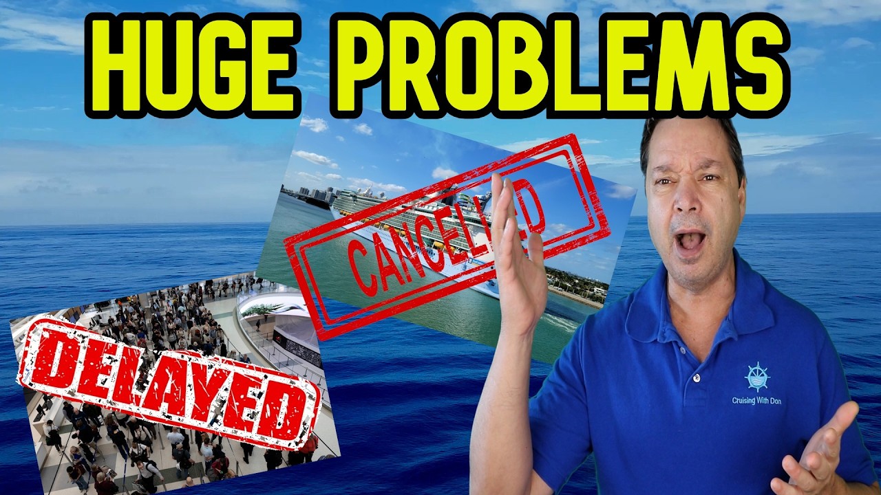 HUGE DELAYS AND THOUSANDS OF CRUISES CANCELLED OVERNIGHT