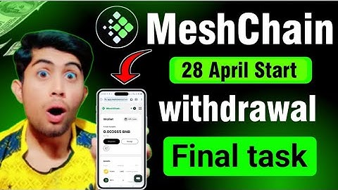 MeshChain Airdrop Token Withdrawal Update MeshChain Airdrop price | MeshChain Airdrop