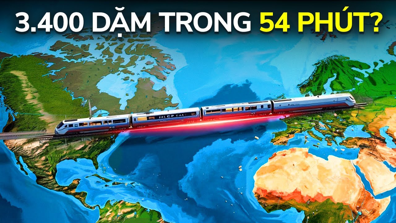 Chuyến tàu này có thể đưa bạn đến một lục địa khác chỉ trong vài phút