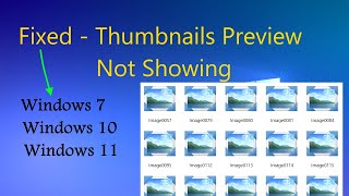 Thumbnail Preview Not Showing for Images and Pictures on Windows @pcguide4u