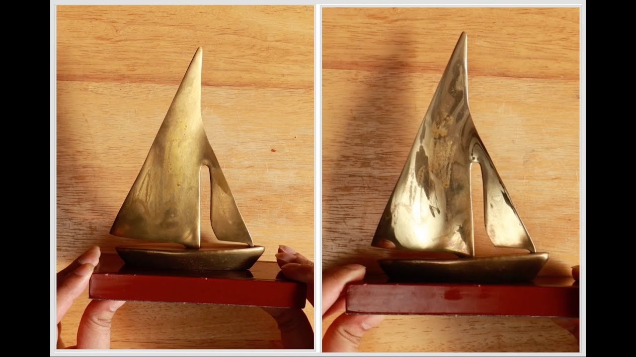 Antique Booth Find Gets a Glow Up | Nautical Sailboat Polish