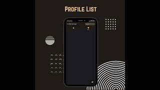 Profile Manager 👤 screenshot 1