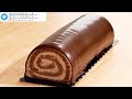 Bche roule chocolat ultra lgre et facile  raliser 