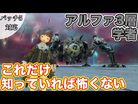 【FF14】オメガアルファ3層に学者(ヒーラー)で挑戦【これだけ知っていれば怖くないヒーラー編 2021年版】