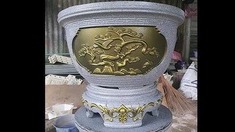 Mẫu chân đôn của tròn 60 mới ra nhựa abs- khuôn chậu cảnh nhựa abs có lòng trong