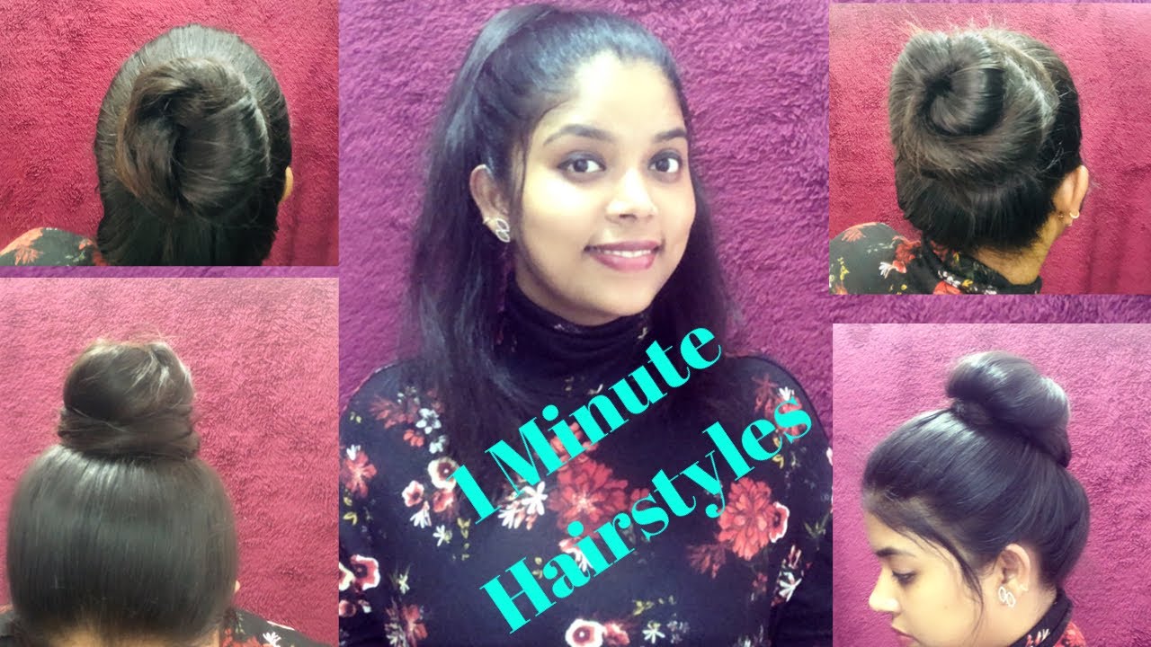 1 Min High Messy Bun Hairstyle Easy methods High Bun 1 Min High Messy Bun Hairstyle Easy methods High Bun