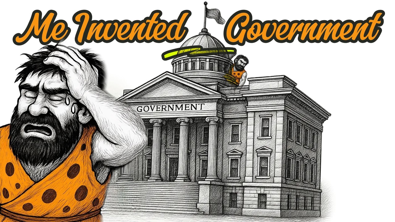 casually explained politics in caveman logic | caveman primitive education | caveman explained
